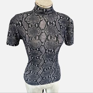 Snake skin top